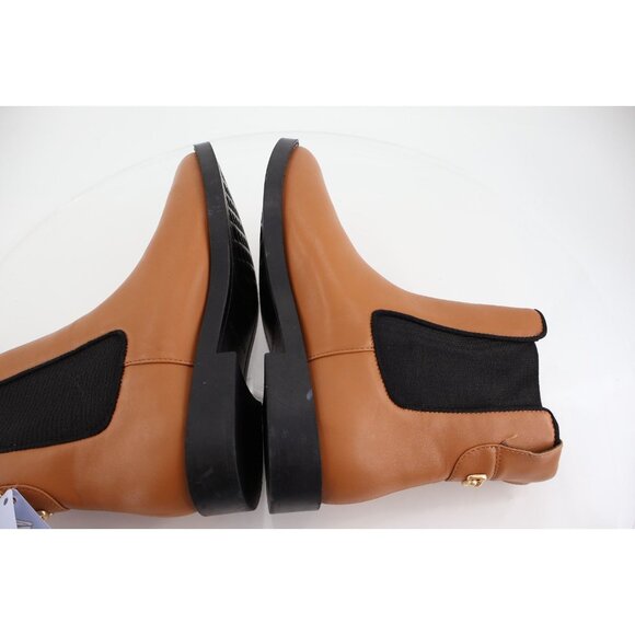 Aerosoles Tropea Chelsea Boot Women Size 8 Brown Faux Leather Pull on Bootie - Picture 11 of 13